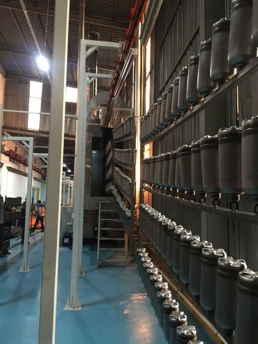 Color Center spray line